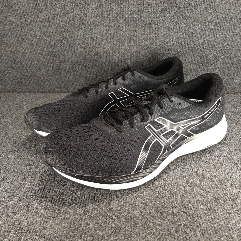 Asics Running Shoes Gel-Excite 7 1011A656 Size 14 Extra Wide Black Mens Athletic